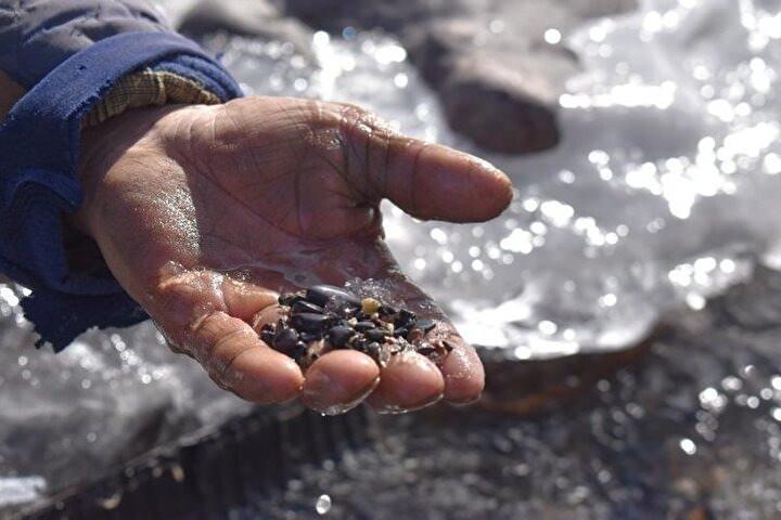 <p>Kırgızistan'ın Narın bölgesindeki Tash-Bashat köyü sakinleri uzun yıllardır Naryn Nehri kıyısında altın madenciliği ile uğraşıyor.</p>
