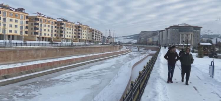 <p>Doğu Karadeniz Bölgesi'nin yüksek kesimlerinde etkili olan kar yağışı ve soğuk hava, günlük yaşamı olumsuz etkiledi. Kar ve buzlanma nedeniyle birçok köy yolu ulaşıma kapandı, Bayburt'ta hava sıcaklığı, sıfırın altında 21 derece ölçüldü. </p>