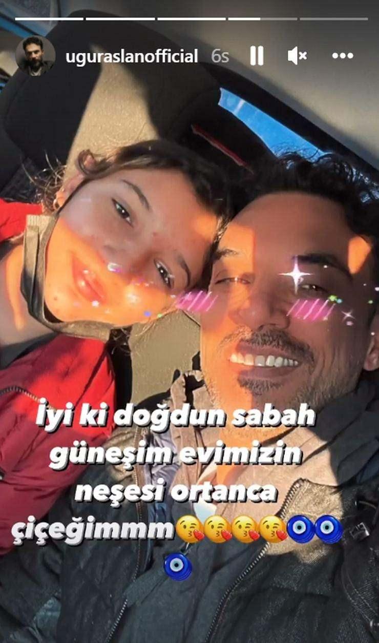 <p><strong>Uğur Aslan'ın kızı ile eğlenceli karelerine "Balım, böreğim, kızım mutlu seneler" notu ile paylaştı.</strong></p>
<p> </p>
<p></p>