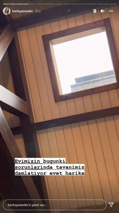 <p><span style="color:#0000CD"><strong>Başları dertten kurtulmayan Eser ve Berfu Yenenler'in villasının şimdi de çatısı akmaya başladı.</strong></span></p>
<p> </p>