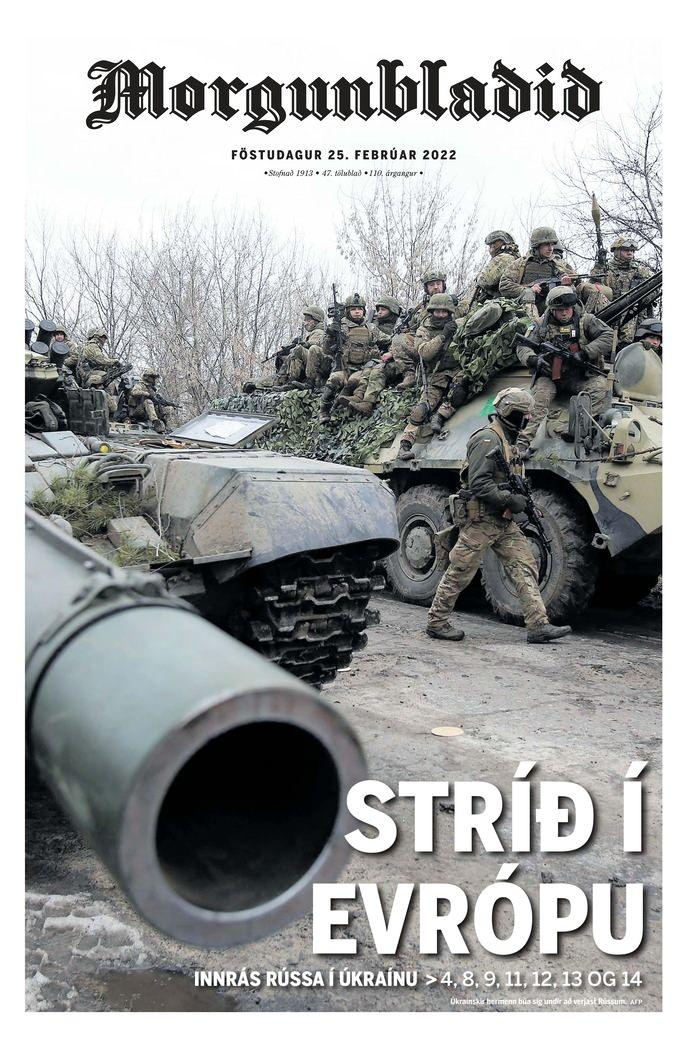 <p>İzlanda - Morgunbladid</p>
<p> </p>
<p><strong>Adım Adım Avrupa - Rusya, Ukrayna'yı işgal etti</strong></p>
