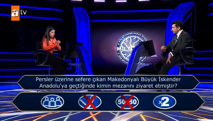 <p><span style="color:#800080"><strong>Hannibal seçeneğine yakın hissettiğini söyleyen yarışmacı risk almak istemedi. </strong></span></p>
