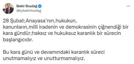 <p><strong>Adalet Bakanı Bekir Bozdağ</strong></p>
