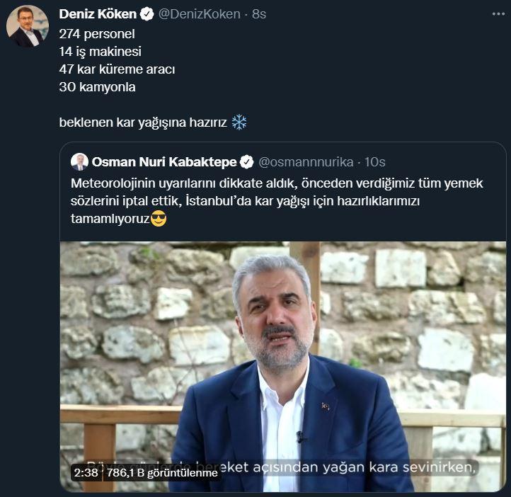 <p>EY&Uuml;PSULTAN</p>

<p>Ey&uuml;psultan Belediye Başkanı Deniz K&ouml;ken:&nbsp;</p>

<p>274 personel&nbsp;<br />
14 iş makinesi&nbsp;<br />
47 kar k&uuml;reme aracı<br />
30 kamyonla</p>

<p>beklenen kar yağışına hazırız</p>
