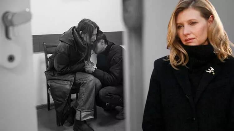<p>Devlet Başkanı Volodimir Zelenski'nin eşi ve Ukrayna First Lady'si Olena Zelenska ülkesinde yaşanan son gelişmelere sosyal medya hesabından isyan etti. First Lady, Putin'in askerlerinin çocukları 'bilinçli ve alaycı bir şekilde' öldürdüğüne dikkat çekerek dünya medyasına 'korkunç gerçeği duyurun' çağrısında bulundu.</p>
