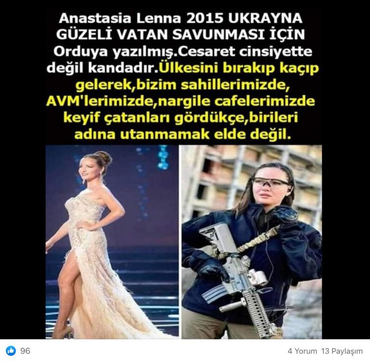 <p>Ancak yapılan aramada Lenna'nın sialhlı fotoğrafının yanlış bağlamda kullanıldığı anlaşılıyor.</p>