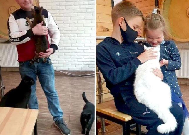 <p><strong>Kafenin &ouml;zellikle &ccedil;ocuklar i&ccedil;in &ouml;nemli olduğunun altını &ccedil;izden Oliinyk, kafesini savaştan 6 ay &ouml;nce a&ccedil;mıştı.&nbsp;</strong></p>
