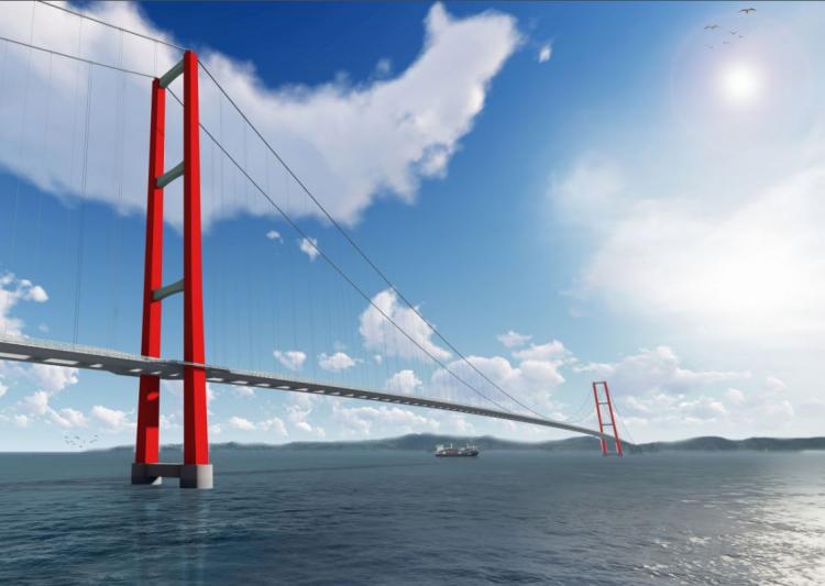 <p><span style="color:#FF0000"><strong>Avrupa'yı Asya'ya bağlayan dördüncü köprü olma özelliğini taşıyan 1915 Çanakkale Köprüsü, mühendislik harikası tasarımıyla bu özel günde coşkuyu daha da arttırdı. </strong></span></p>
