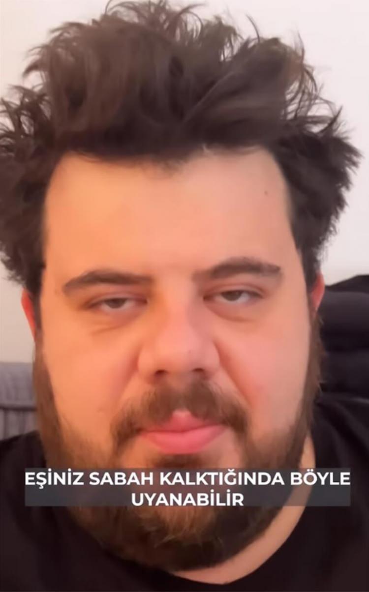 <p><strong>Dokuz ay taşıdığınız &ccedil;ocuklar, eşinize benzeyebilir.</strong></p>

<p><strong>Kocanız sabah kalkınca b&ouml;yle uyanabilir.</strong></p>
