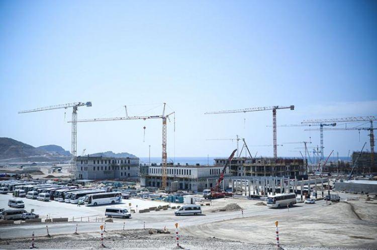 <p>Mersin'in Gülnar ilçesinde yapımı süren Akkuyu Nükleer Güç Santrali'ndeki (NGS) çalışmalar planlandığı şekilde devam ediyor.</p>

