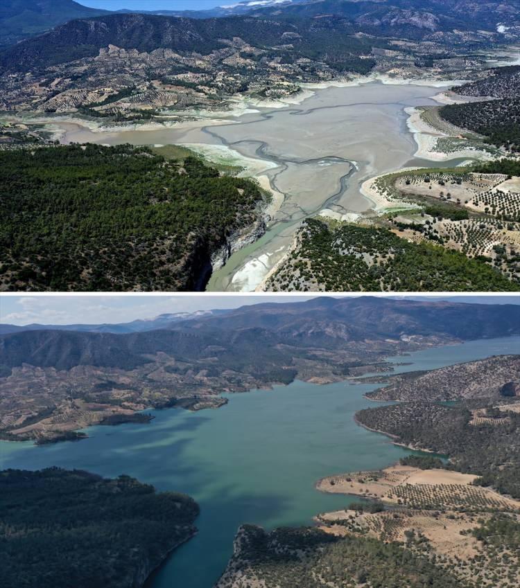 <p>Bu yıl son yağışlarla barajdaki doluluk oranı yüzde 96'ya yükseldi. Kanyon da yeniden suya kavuştu.</p>

<p>Barajdaki su seviyesine bağlı enerji üretimi de yeniden başladı.</p>

<p>Denizli, Aydın ve Muğla sınırlarında yer alan 6 kilometre uzunluğu ve 380 metre yüksekliğindeki kanyon, eski görüntüsüne kavuşmasıyla ziyaretçileri yeniden cezbetmeye başladı.</p>

<p> </p>
