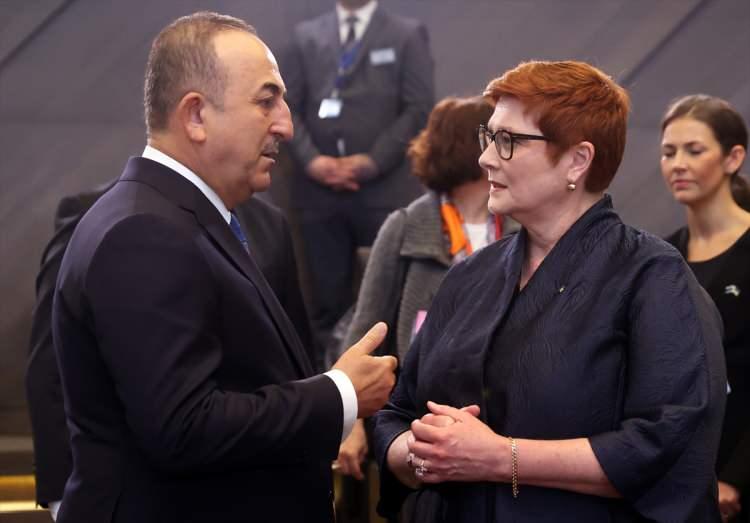 <p> Dışişleri Bakanı Mevlüt Çavuşoğlu ve Avustralya Dışişleri Bakanı Marise Payne</p>
