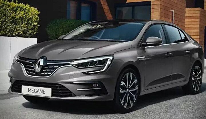<p><strong>Renault Megan </strong>sedan - 2 bin 156 adet</p>
