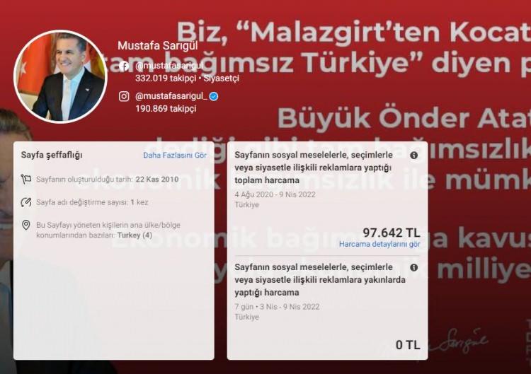 <p>TDP Genel Başkanı Mustafa Sarıgül: 97.642 TL</p>
