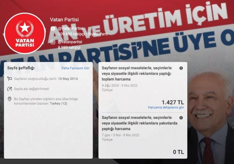 <p>Vatan Partisi:&nbsp;1.427 TL</p>
