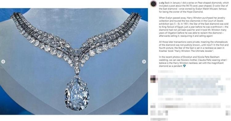 <p><strong>Peltz'in taktığı 95 karat olarak bilinen ve 'Star of the East' (Doğunun Yıldızı) adlı elmasın bir zamanlar Osmanlı Padişahı 2.Abdülhamit'e ait olduğu kesinleşti. </strong></p>
