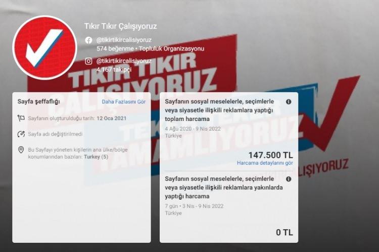 <p>Tıkır Tıkır Çalışıyoruz: 147.500 TL</p>
