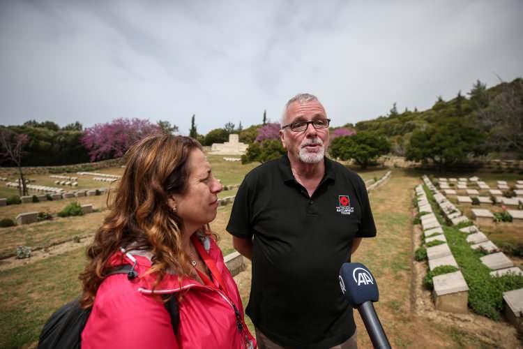 <p>Avustralya'nın Queensland eyaletinden gelen Michael O'Grady, büyük dedesinin Çanakkale'de savaştığını söyledi.</p>
