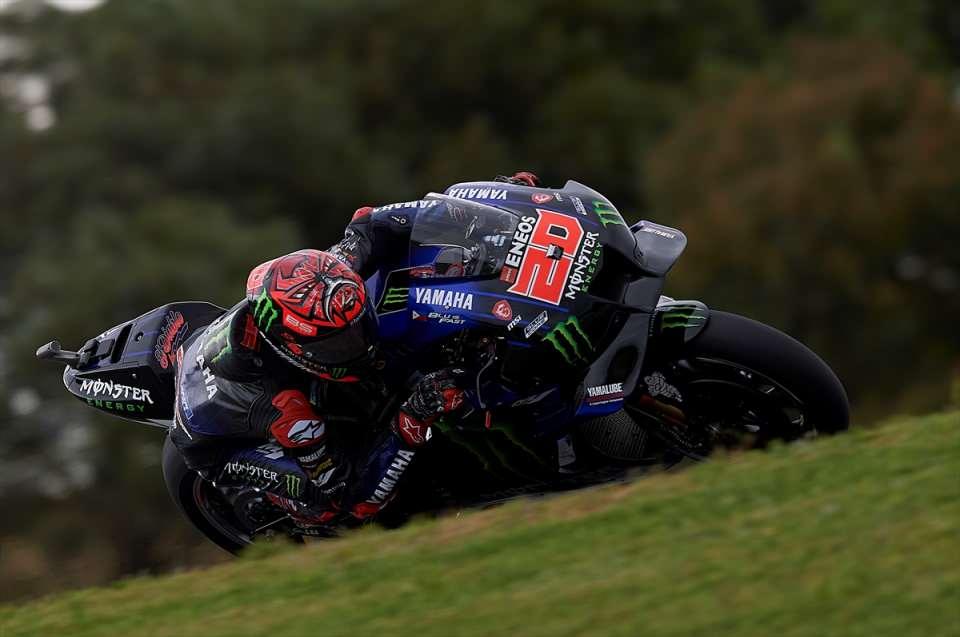 <p>Energy Yamaha takımının Fransız pilotu Fabio Quartararo</p>
