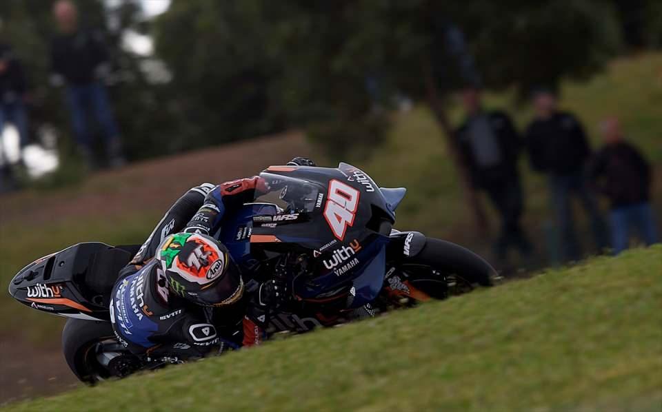 <p>WithU Yamaha RNF takımının Güney Afrikalı pilotu Darryn Binder </p>
