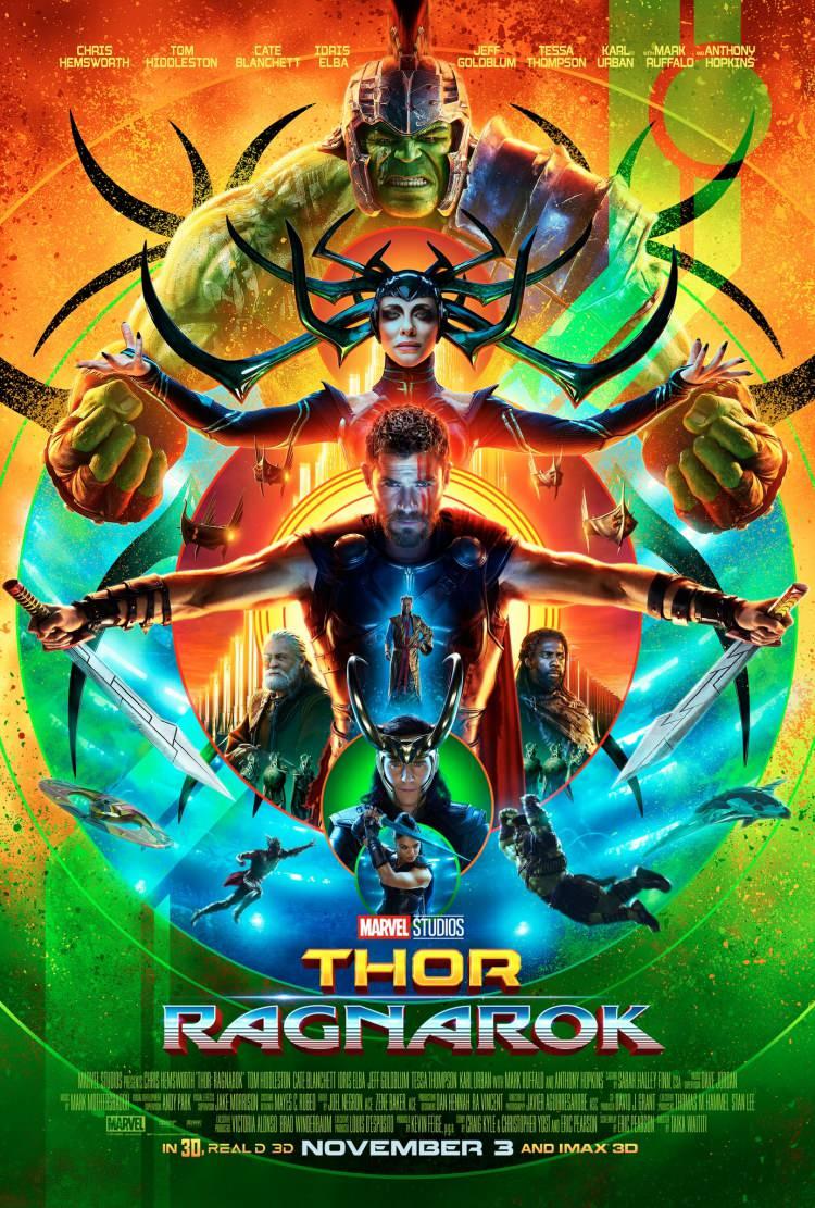 <p><span style="color:#0000CD"><strong>17. THOR: RAGNAROK</strong></span></p>

<p><span style="color:#000000"><strong>Thor serisinin 2017 yılında çıkan devam filmi "Thor: Ragnarok" Asgard'tan uzakta, evrenin öbür ucunda hapsolmuş olan Thor'un Norse kıyametine karşı verdiği mücadeleyi izleyicilerle buluşturuyor. Bu mücadeleyi kazanmak isteyen Thor'un özgürlüğüne kavuşması için eski dostu Hulk ile ölümcül bir yarışa girmesi gerekmektedir.</strong></span></p>
