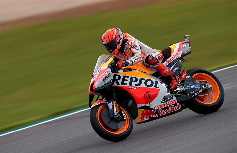 <p>Repsol Honda takımının İspanyol pilotu Marc Marquez </p>
