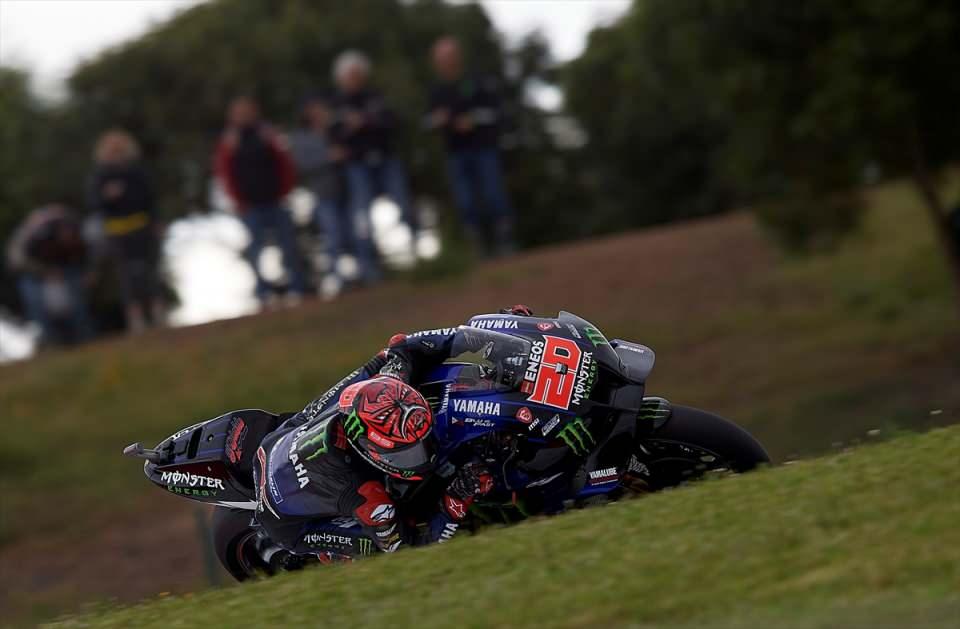 <p>Energy Yamaha takımının Fransız pilotu Fabio Quartararo</p>
