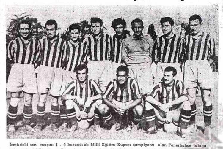 <p>Milli Küme'de 1950 yılı şampiyonu Fenerbahçe</p>
