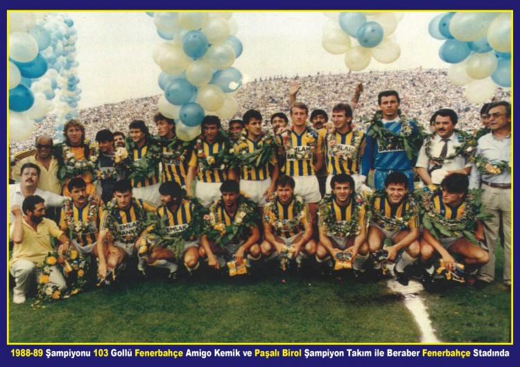 <p>1989 yılı Türkiye 1. Ligi şampiyonu Fenerbahçe</p>
