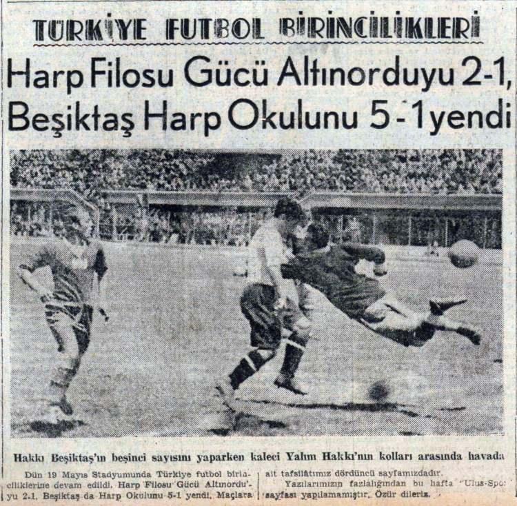 <p>1945 yılı Türkiye Futbol Şampiyonu Harp Okulu</p>
