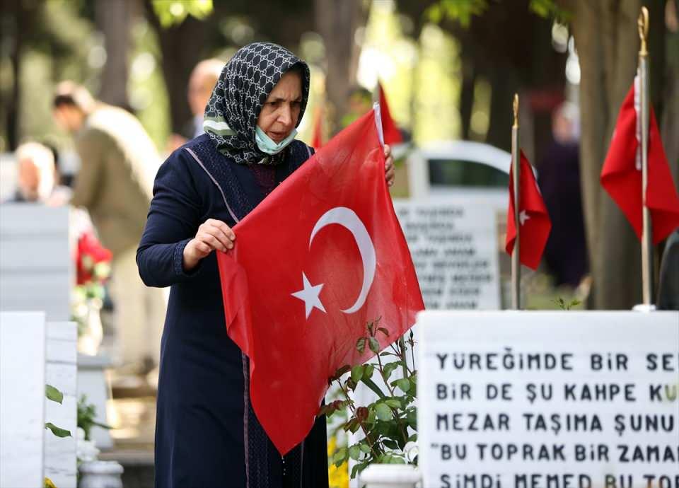 <p>Yetiştirme yurdunda beraber büyüğü arkadaşı şehit Mehmet Kamber'i, ailesi olmadığı için mezarını sık sık ziyaret ettiğini belirten Savaş Altay da "Her bayramda geliyorum, mümkün olduğu kadar ihmal etmemeye çalışıyorum.</p>
