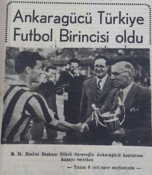 <p>1949 yılı Türkiye Futbol Şampiyonu Ankaragücü</p>
