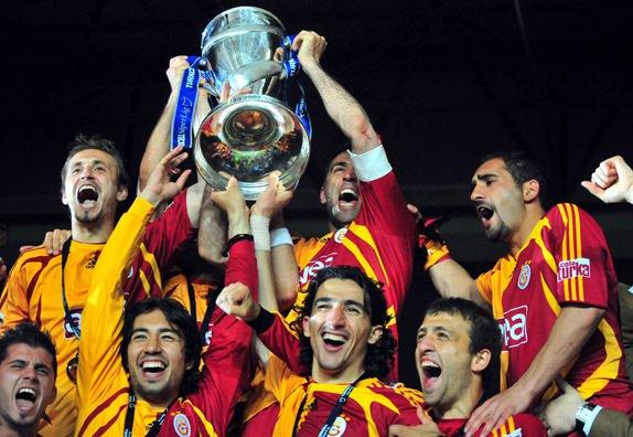 <p>2008 yılı Süper Lig şampiyonu Galatasaray</p>
