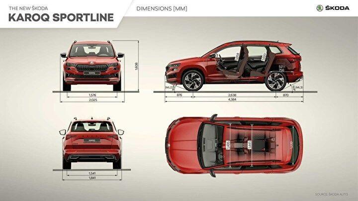 <p><strong>2022 Skoda Karoq ölçüler</strong></p>

<p>Uzunluk: 4.440mm</p>
