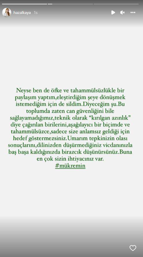 <p><strong><span style="color:#800080">Kendince mantıklı gelen savunmasında ise </span><span style="color:#EE82EE">"Öfke ve tahammülsüzkle bir paylaşım yaptım, eleştirdiğim şeye dönüşmemek için de sildim"</span><span style="color:#800080"> ifadelerine yer verirken, meşrulaştırdığı bu duruma dur demek isteyen ebeveynler ise ilgili kişiler hakkında suç duyurusunda bulunacakları imza platformlarında bir araya gelmeye başladı.</span></strong></p>
