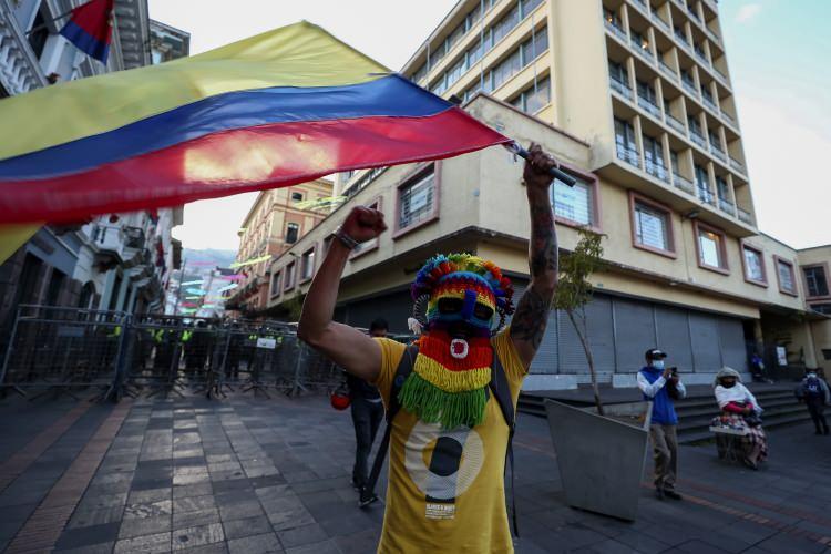 <p>Latin Amerika ülkesi Ekvador'da hükümetin IMF politikalarına karşı başlatılan protestolar sürüyor. </p>
