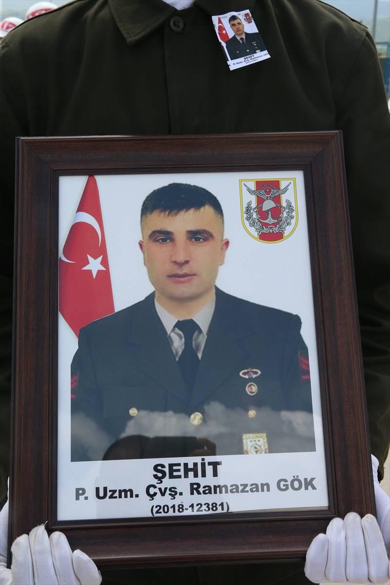 <p>Tokat Havalimanı'na askeri uçakla getirilen şehidin Türk bayrağına sarılı cenazesi, ardından kara yoluyla Erbaa ilçesi Merkez Büyük Camisi'ne götürüldü.</p>
<p> </p>