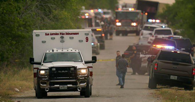 <p>San Antonio Polis Şefi William McManus, pazartesi öğleden sonra San Antonio yakınlarında bir işçinin ıssız bir yola park edilmiş kamyondan yardım çığlıkları duyduğunu yetkililere iletmesi sonucu araca ulaşıldığı ve içindeki cesetlerin fark edildiği bilgisini paylaştı.</p>

<p> </p>
