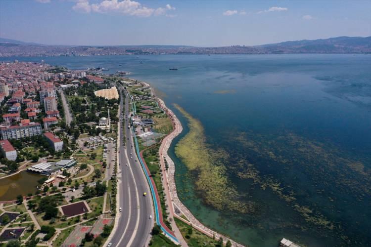 <p>Deniz marulunun ilkbahar başlangıcında ya da sonbahar sonunda görüldüğünü kaydeden Prof. Dr. Yaşar, şöyle konuştu: </p>
<p> </p>
<p>"Yosunun bu dönemde görülmesi beklenmeyen değil ama nadir olan bir şey. Ancak İzmir'de son yılların en kurak dönemi yaşandı. Yağış olmayınca denizdeki su sirkülasyonu da azalıyor. İzmir Körfezi'nde yıl boyunca sürekli plankton patlaması vardı. </p>