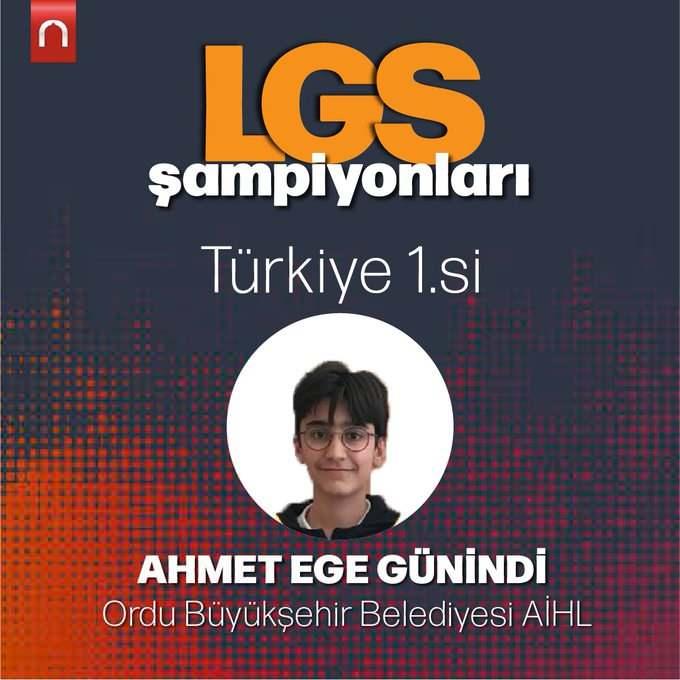 <p>Ordu Büyükşehir Belediyesi AİHL Ahmet Ege Günindi </p>
<p> </p>