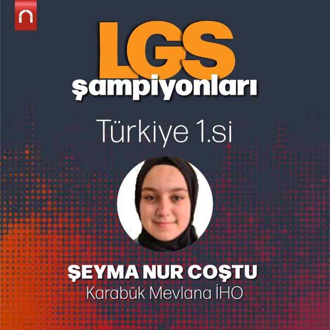 <p>Karabük Mevlana İHO Şeyma Nur Coştu</p>
