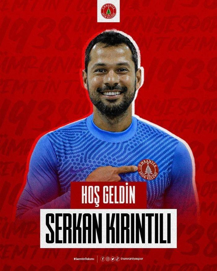 <p>Serkan Kırıntılı</p>
<p>Alanyaspor -> Ümraniyespor</p>
<p>Bonservis: Bedelsiz</p>