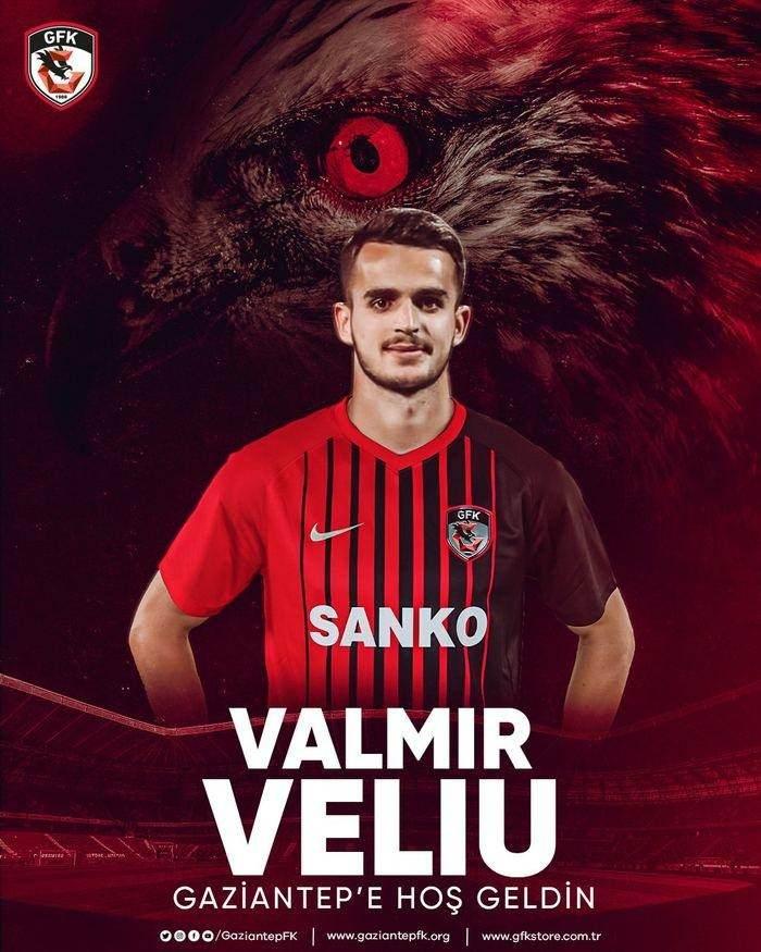 <p>Valmir Veliu</p>

<p>Llapi -> Gaziantep FK</p>

<p>Bonservis: 200 bin Euro</p>
