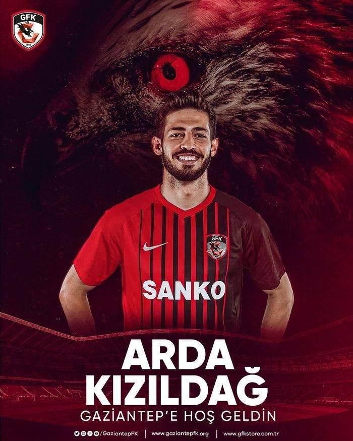 <p>Arda Kızıldağ</p>

<p>Gen&ccedil;lerbirliği -> Gaziantep FK</p>

<p>Bonservis: Bedelsiz</p>
