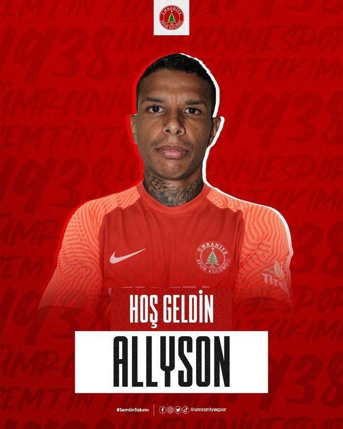 <p>Allyson</p>

<p>Bandırmaspor -> Ümraniyespor</p>

<p>Bonservis: Bedelsiz</p>
