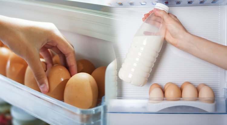 <p><span style="color:#800080"><strong>Uzmanlar buzdolabına ürün yerleştirmede yapılan hataların sağlığı olumsuz etkilediğini ortaya koydu. Özellikle buzdolabına doğru yerleştirilmeyen yumurta ve sütün ciddi sağlık sorunlarına neden olduğu ortaya çıktı. Bu yüzden buzdolabına ürün yerleştirirken doğru yerleştirmeyi yapmak gerekiyor. Peki zehirlenmeye neden olmamak için süt ve yumurta buzdolabına nasıl yerleştirilir? İşte cevaplar:</strong></span></p>
