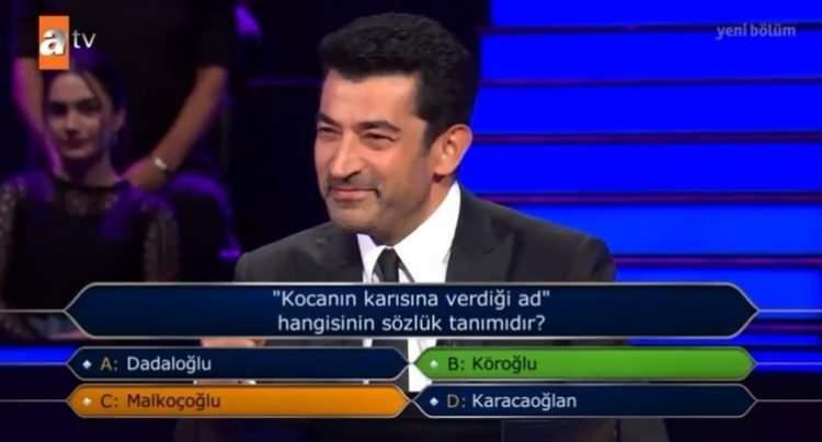 <p><span style="color:#000000"><strong>Yanıt verseydi C Şıkkını seçeceğini dile getiren yarışmacı doğru yanıtın B Şıkkı olduğunu görünce rahat bir nefes aldı. </strong></span></p>