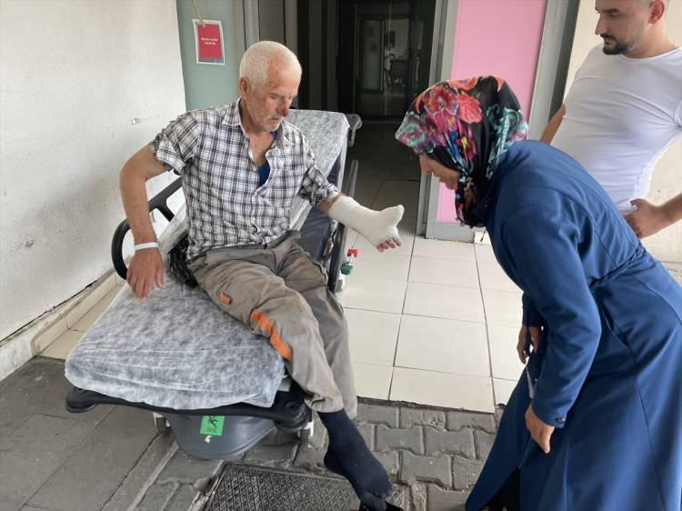 <p>Sakarya’da kurban kesimi sırasında kendini yaralayan acemi kasaplar soluğu hastanelerde aldı. Kesim sırasında yaralanan bir vatandaş ise kendinin değil yanındakilerin acemi olmasından dert yandı.<br />
Her bayram olduğu gibi bu Kurban Bayramı’nda da acemi kasaplar, kendilerini yaralayarak soluğu hastanede aldı.</p>

<p>Hayvan yatırma ve kesme tekniklerini yanlış uygulayan acemi kasaplar kullandıkları aletler ve hayvanların boynuzları tarafından çeşitli yerlerinden yara aldı. Kesim sırasında etrafındakilerin acemiliğinden yakınan Köksal Limon ise parmağına ve dizine toplamda 6 dikişi atıldığını söyledi.</p>
