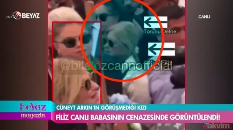 <p><span style="color:#000000"><strong>Bu mektubun ardından babasını 50 yıldır görmeyen Filiz Canlı kızı Defne ile Cüneyt Arkın'ın cenaze törenine katılmıştı. </strong></span></p>