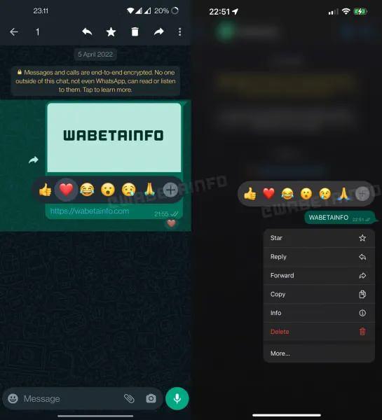 <p>Daha fazla emoji tepkisi - Yeni güncelleme ile kullanıcılar mesajlara istediği emoji ile tepki verebilecek.</p>